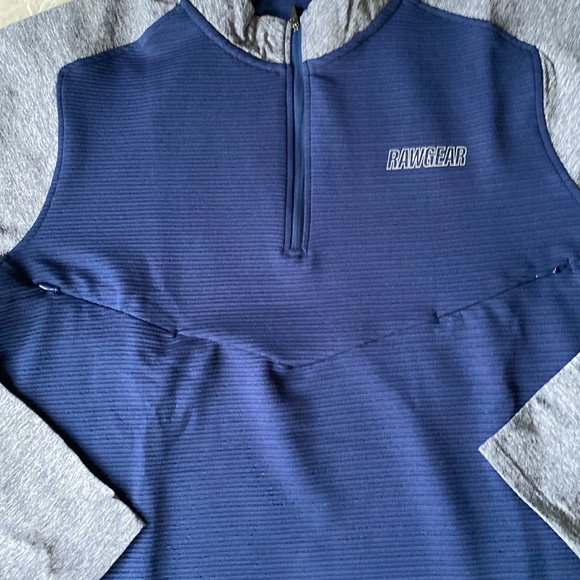 New Raw Gear mens halfway zipped pullover sweater, size M - Picture 5 of 7